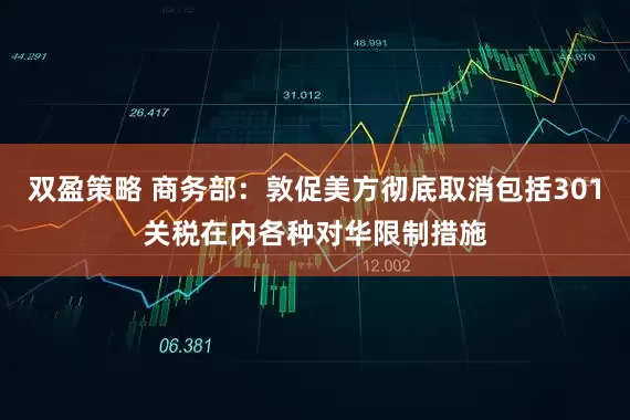双盈策略 商务部：敦促美方彻底取消包括301关税在内各种对华限制措施